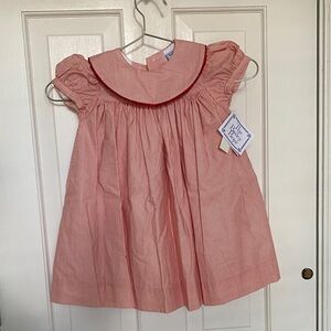 Red Striped Dress with Peter Pan Collar, Bailey Boys. NWT, 18 months.